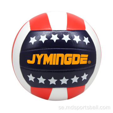 PU -maskin sömnad volleybollboll med logotyp